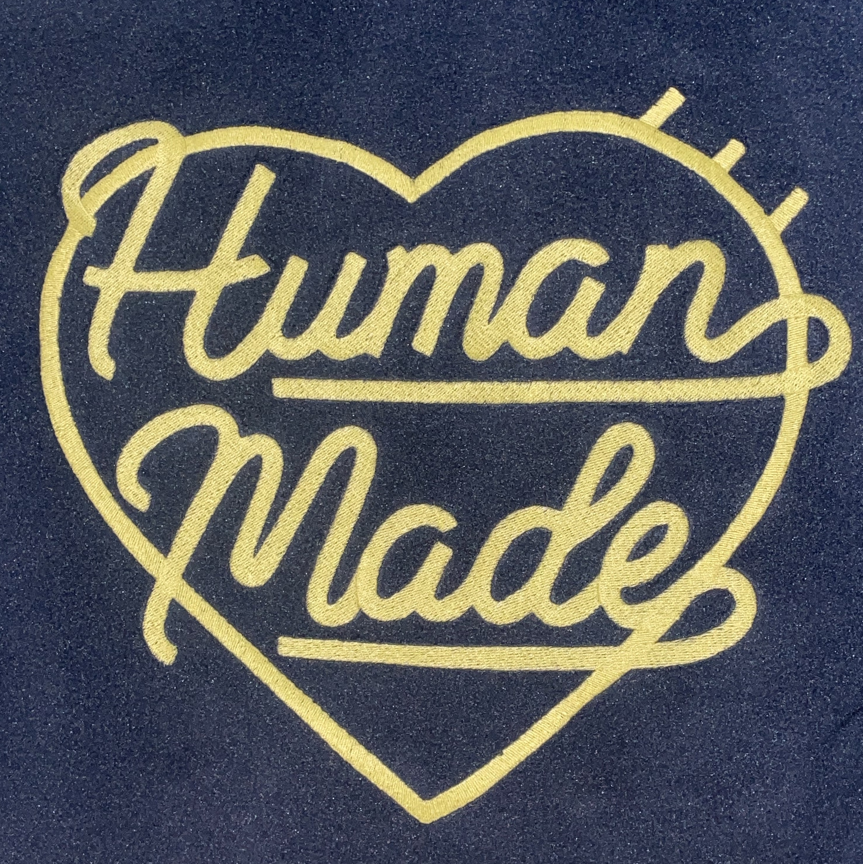 Human Made Fleece Half-Zip Pullover Navy 착용 스타일 - 2