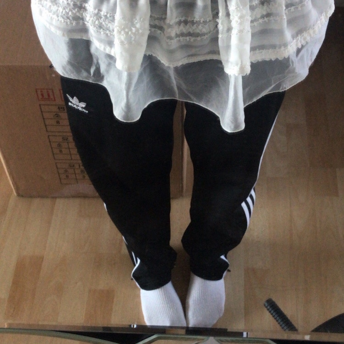 Adidas Adicolor Classics Firebird Track Pants Black - KR Sizing 착용 스타일