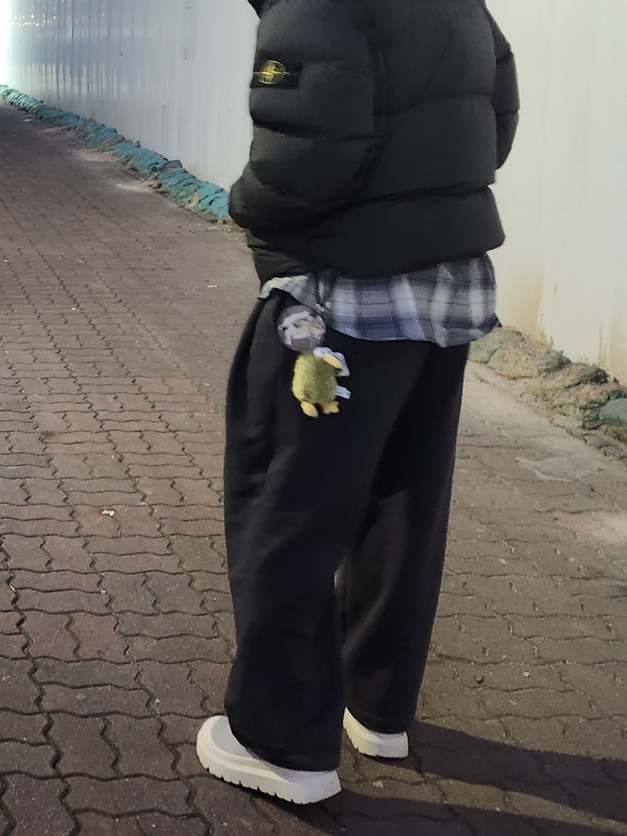 Stone Island 40123 Garment Dyed Crinkle Reps R-NY Down Jacket Lead - 24FW, UGG Tasman Weather Hybrid Seal Birch 착용 스타일
