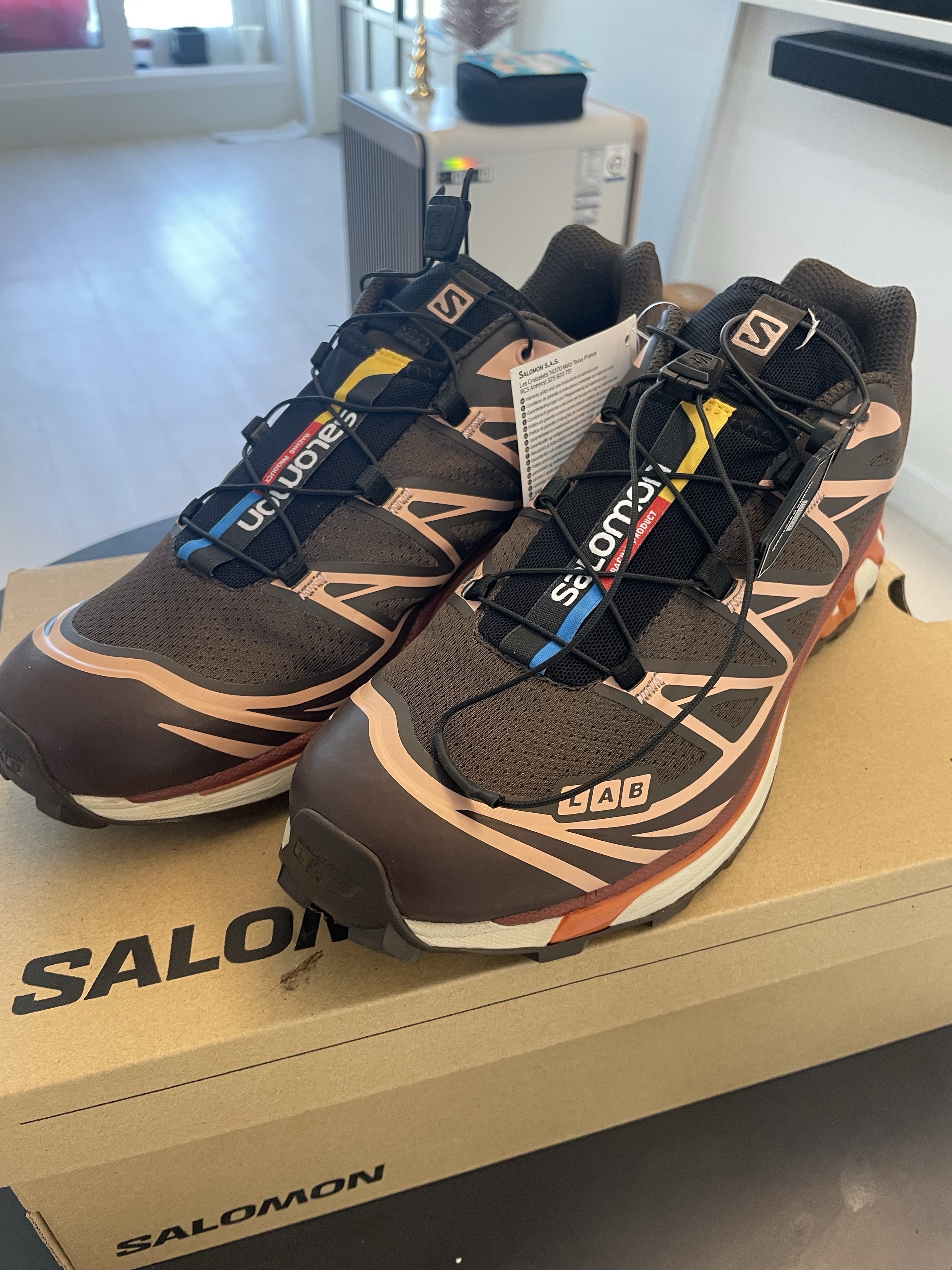 Salomon XT-6 Delicioso Chocolate Fondant 착용 스타일 - 2
