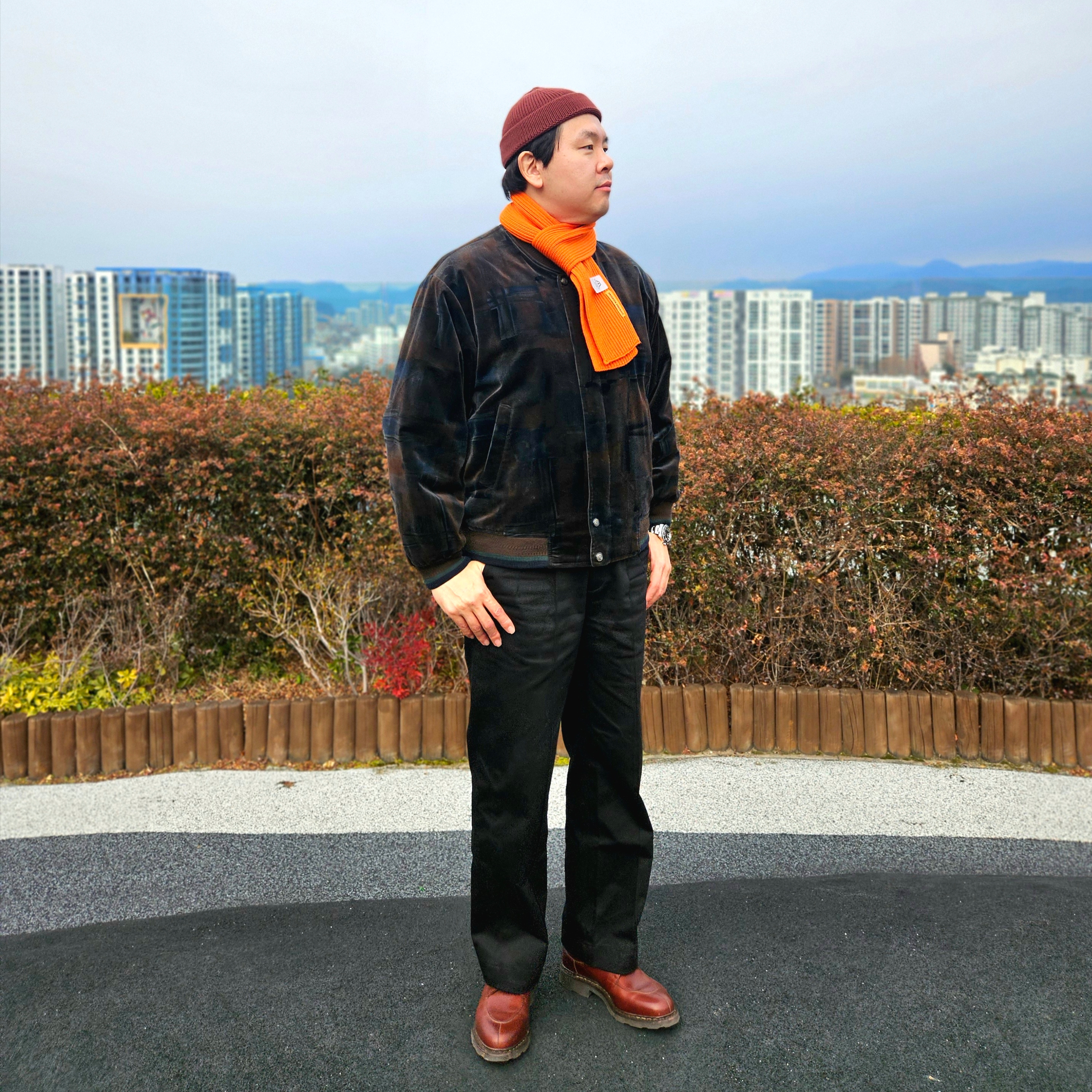 Paraboot Avignon Griff Lisse Marron, Rolex Submariner 41mm 124060 Black Oyster 착용 스타일 - 1