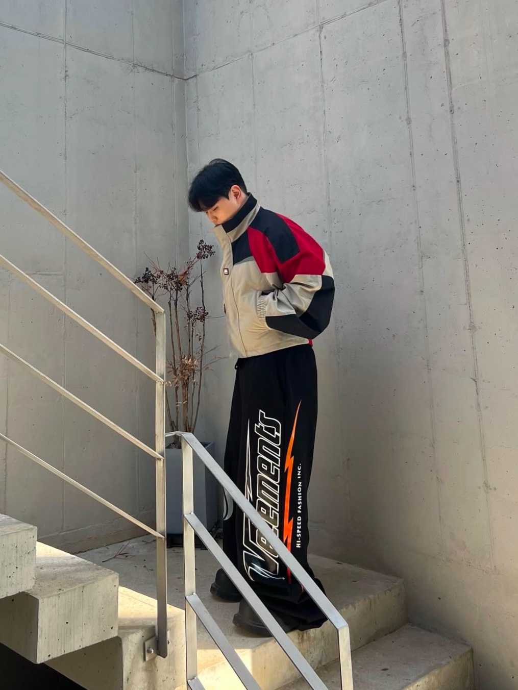 Balenciaga Steroid Derby Black 착용 스타일