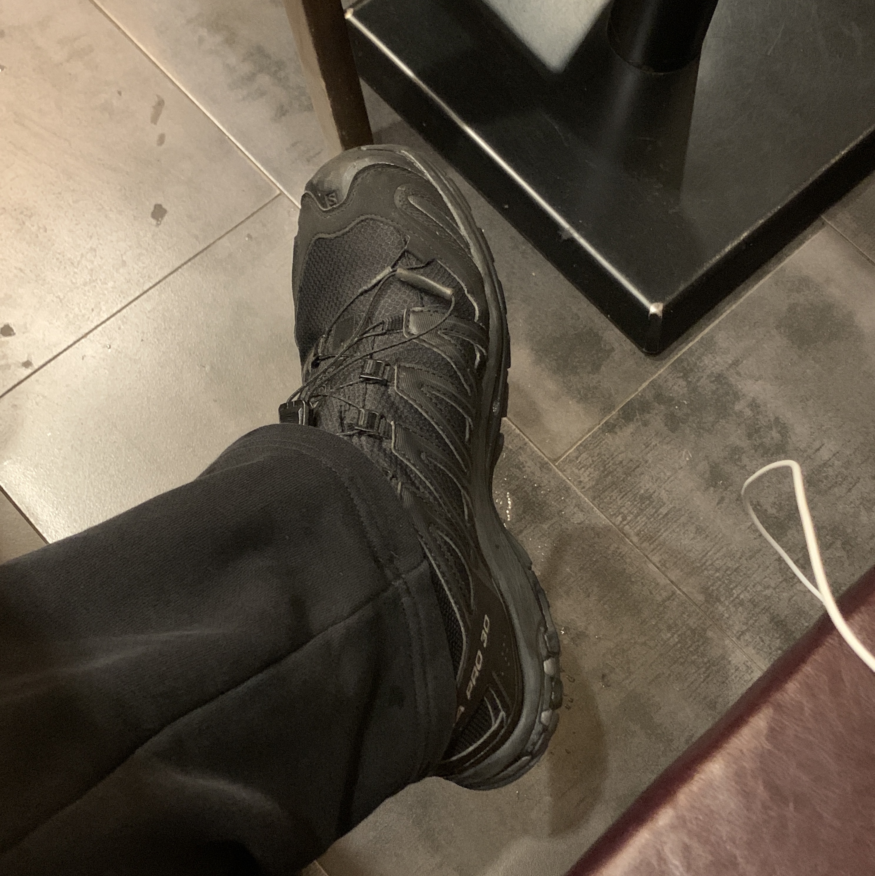 Salomon XA Pro 3D GTX Black Magnet 착용 스타일