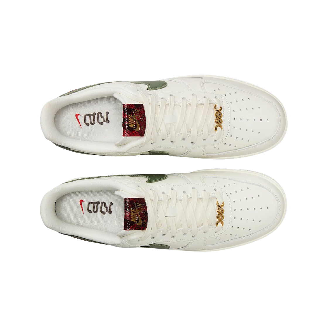 나이키 에어포스 1 로우 이어 오브 더 스네이크 세일 제이드 호라이즌(Nike Air Force 1 Low Year of the Snake Sail Jade Horizon) - 2