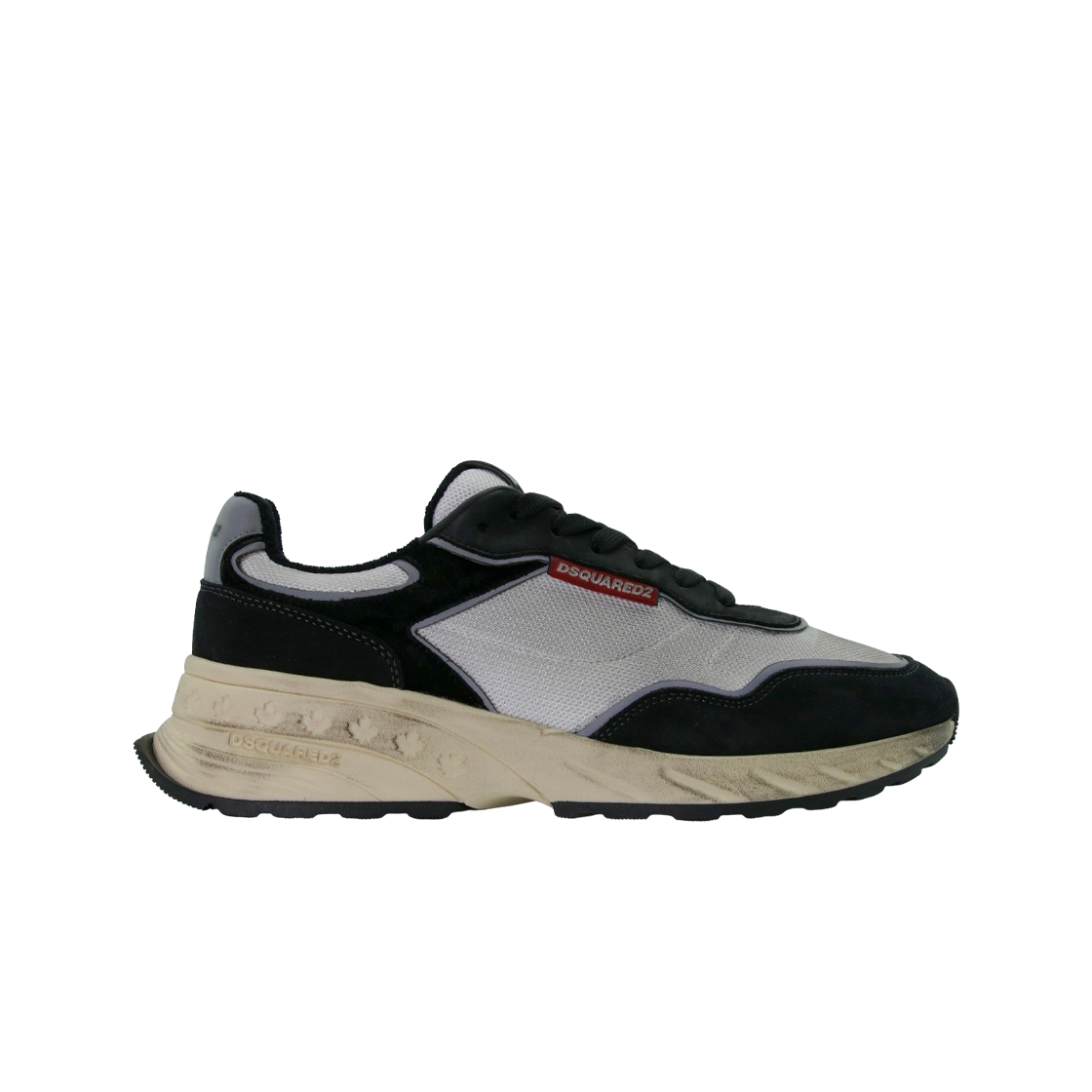 SNM040023808186M063 Dsquared2 Sprinter Sneakers Black White