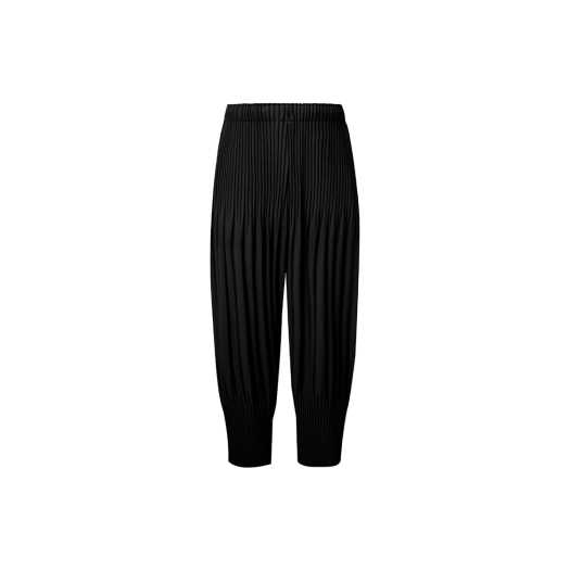 MPA2DBK Monplisse Unisex New Baggy Pleats Pantalon Black