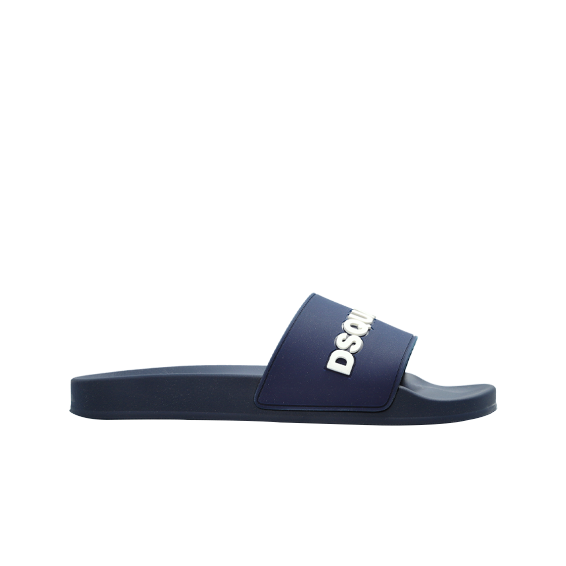 디스퀘어드2 로고 슬라이드 진 블루(Dsquared2 Logo Slides Jeans Blue)
