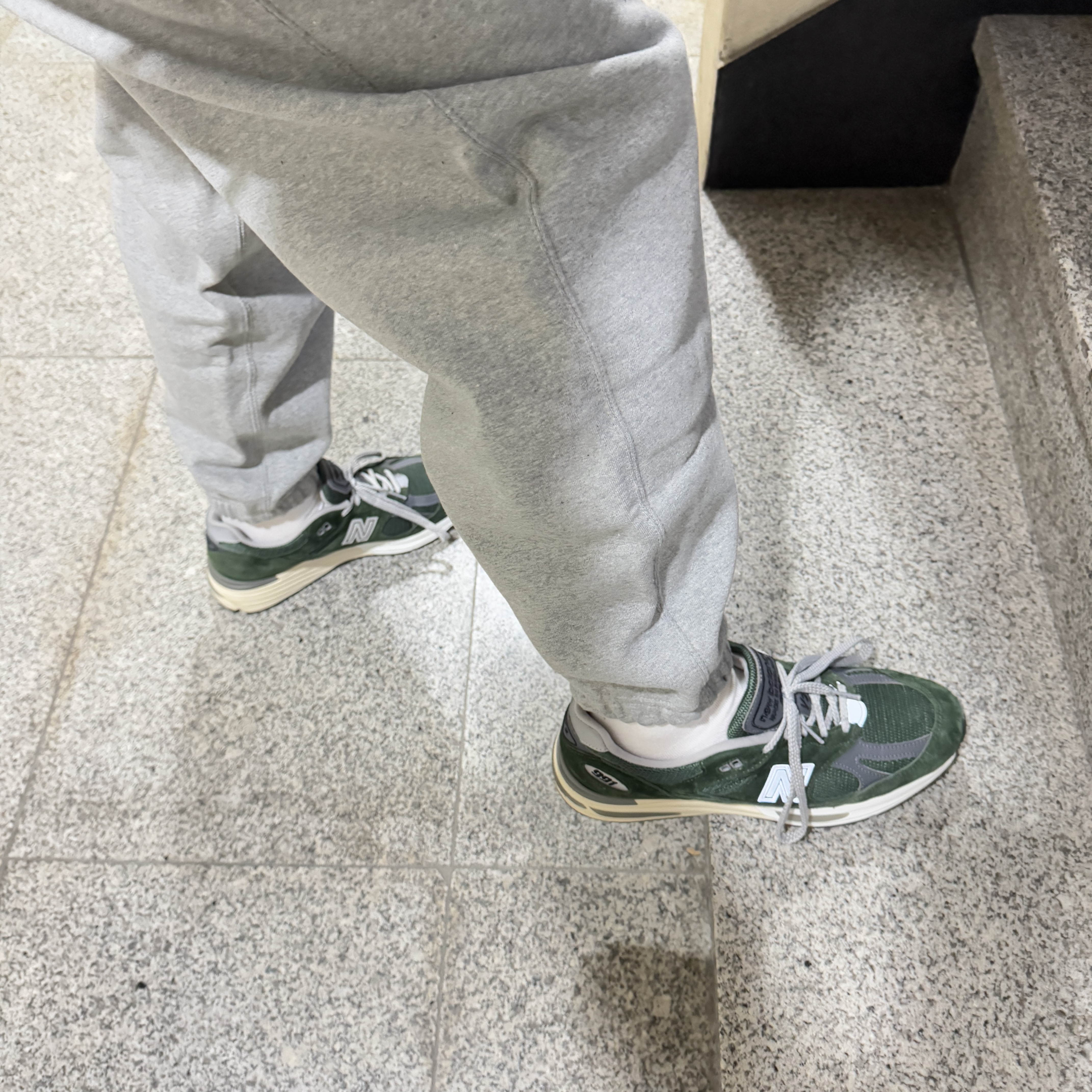 Nike Solo Swoosh Fleece Pants Dark Grey - Asia 착용 스타일 - 4