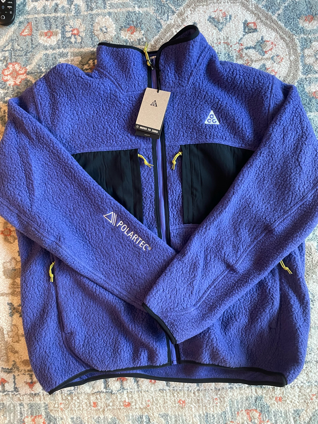 Nike ACG Arctic Wolf Full Zip Top Persian Violet Black - Asia 착용 스타일 - 1