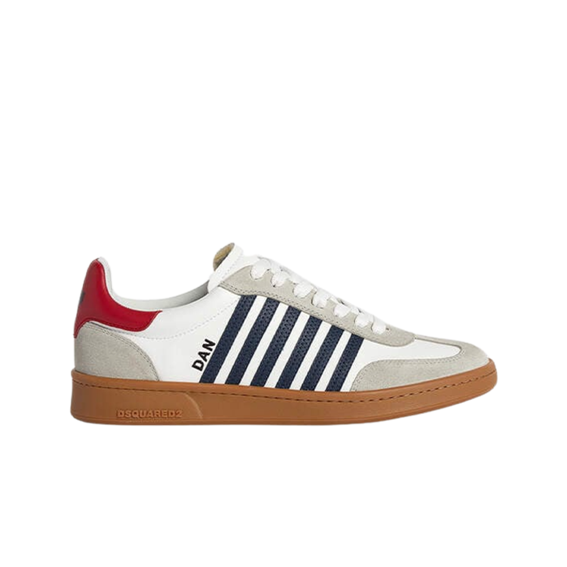 디스퀘어드2 복서 스니커즈 화이트 블루(Dsquared2 Boxer Sneakers White Blue)