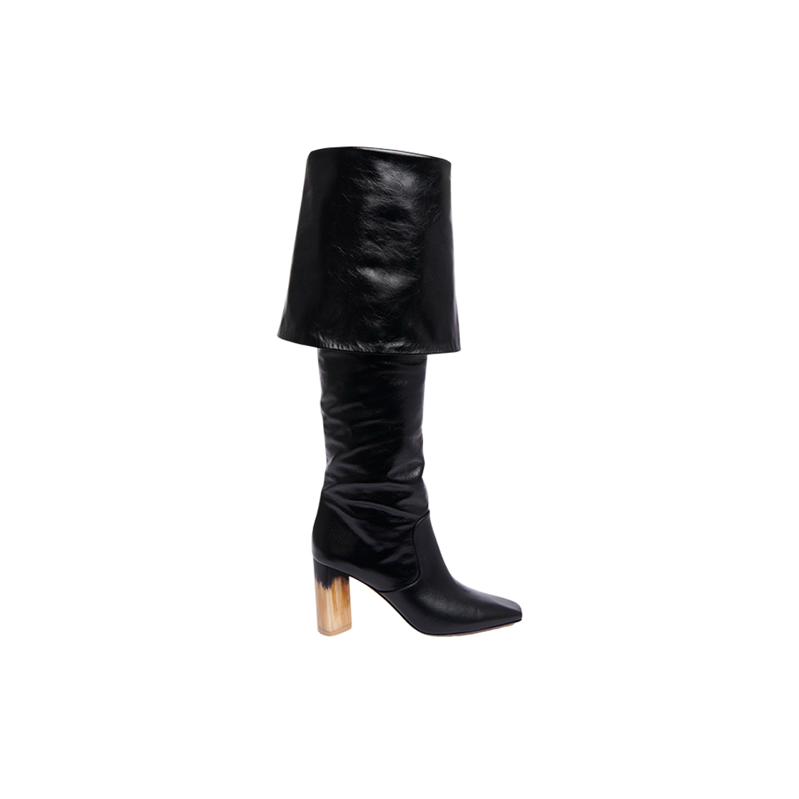 (W) 끌로에 조지아 힐 부츠 블랙((W) Chloe Georgia Heeled Boot Black) - 1