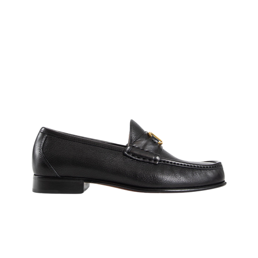Valentino Vlogo Signature Buffalo Loafers Black