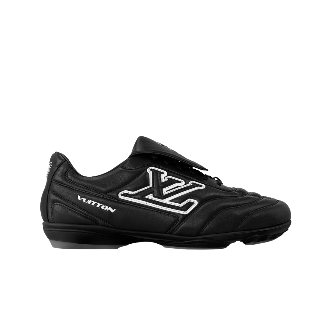 루이비통 LV 풋프린트 사커 스니커즈 블랙(Louis Vuitton LV Footprint Soccer Sneakers Black) - 1
