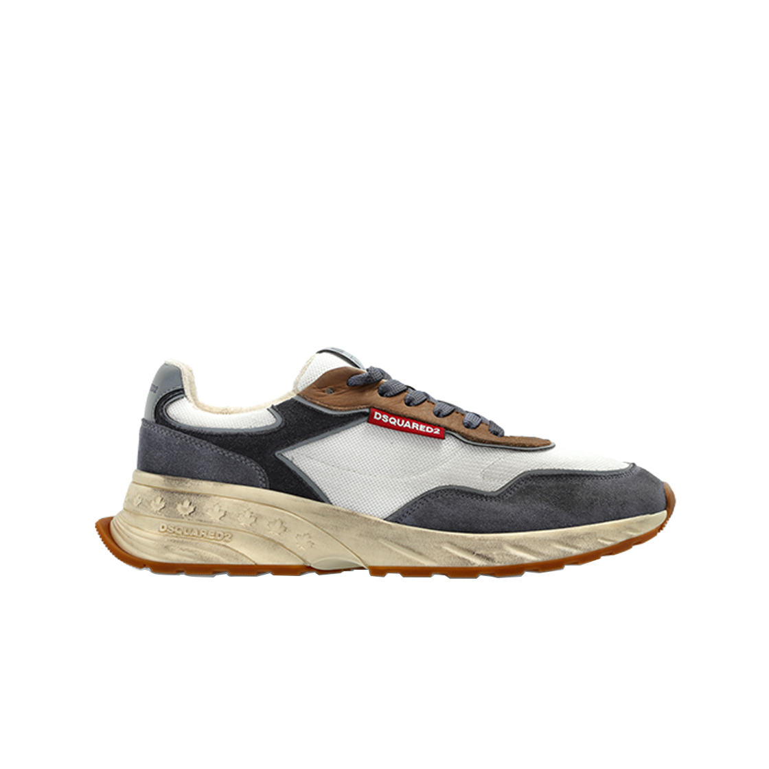 SNM040023808186M4035 Dsquared2 Sprinter Sneakers Grey White
