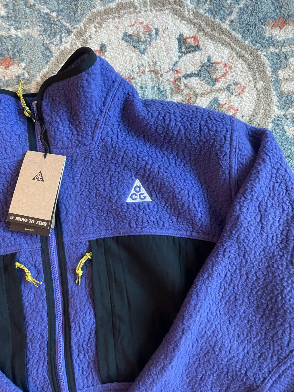 Nike ACG Arctic Wolf Full Zip Top Persian Violet Black - Asia 착용 스타일 - 4