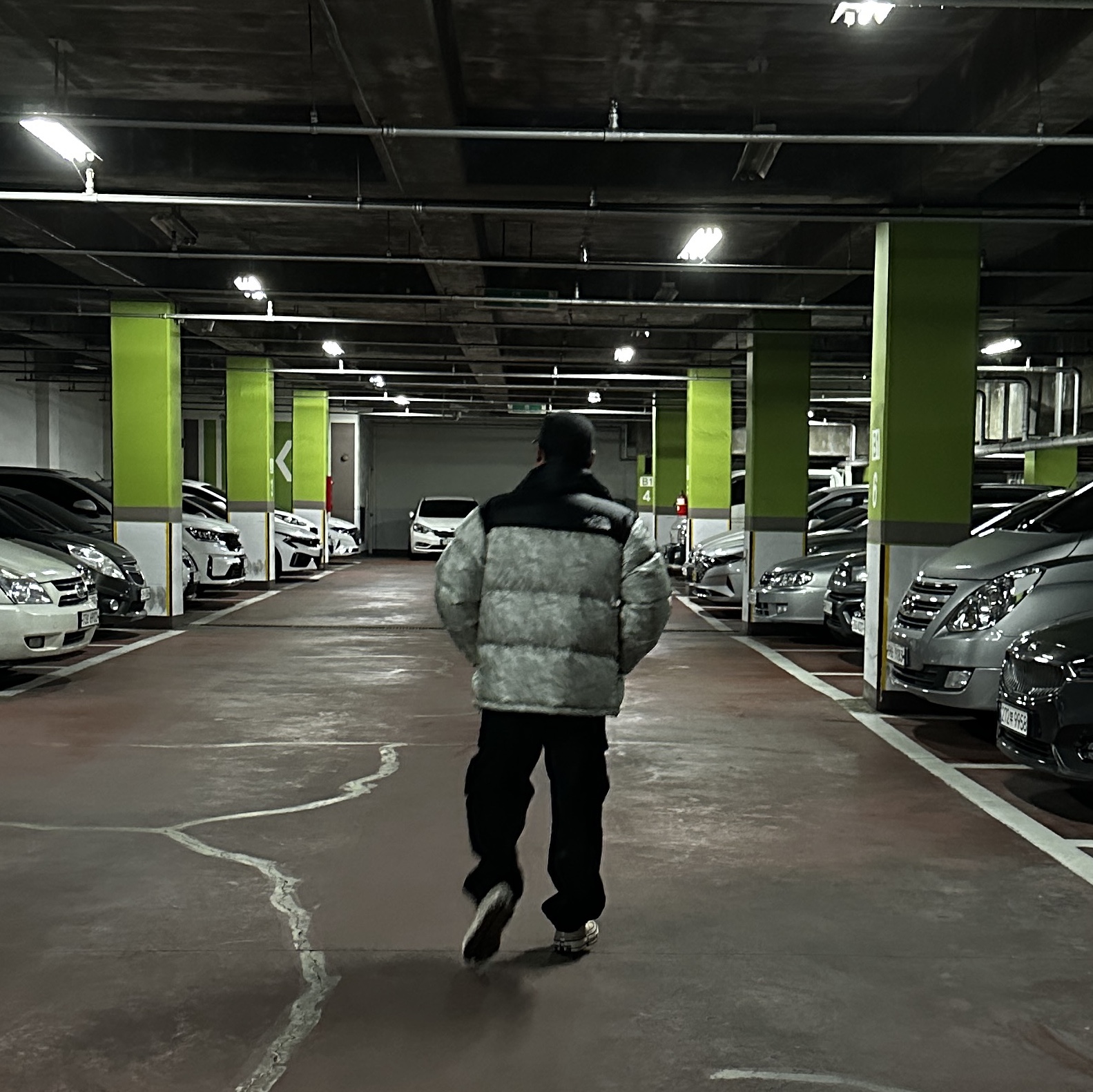 Supreme x The North Face Paper Print Nuptse Jacket - 19FW, Supreme x Nike Arc Corduroy Cargo Pants Black - 22SS 착용 스타일