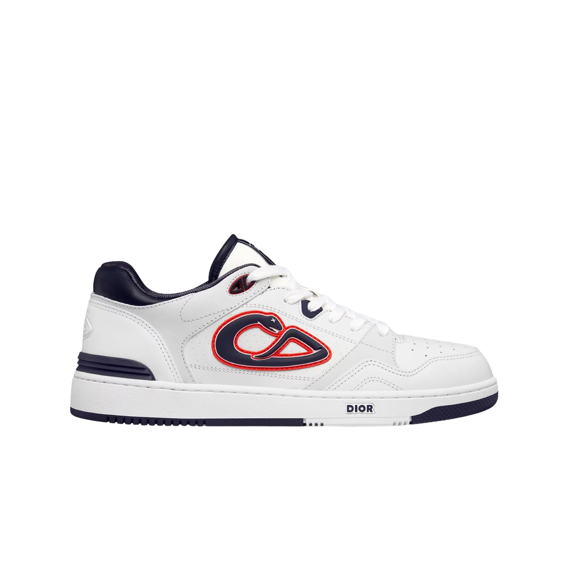 限定◆コラボ品【Kaws x Dior】Calfskin with Suede B57sneakers Dior And Kaws B57 Low White / Navy Blue Smooth Calfskin