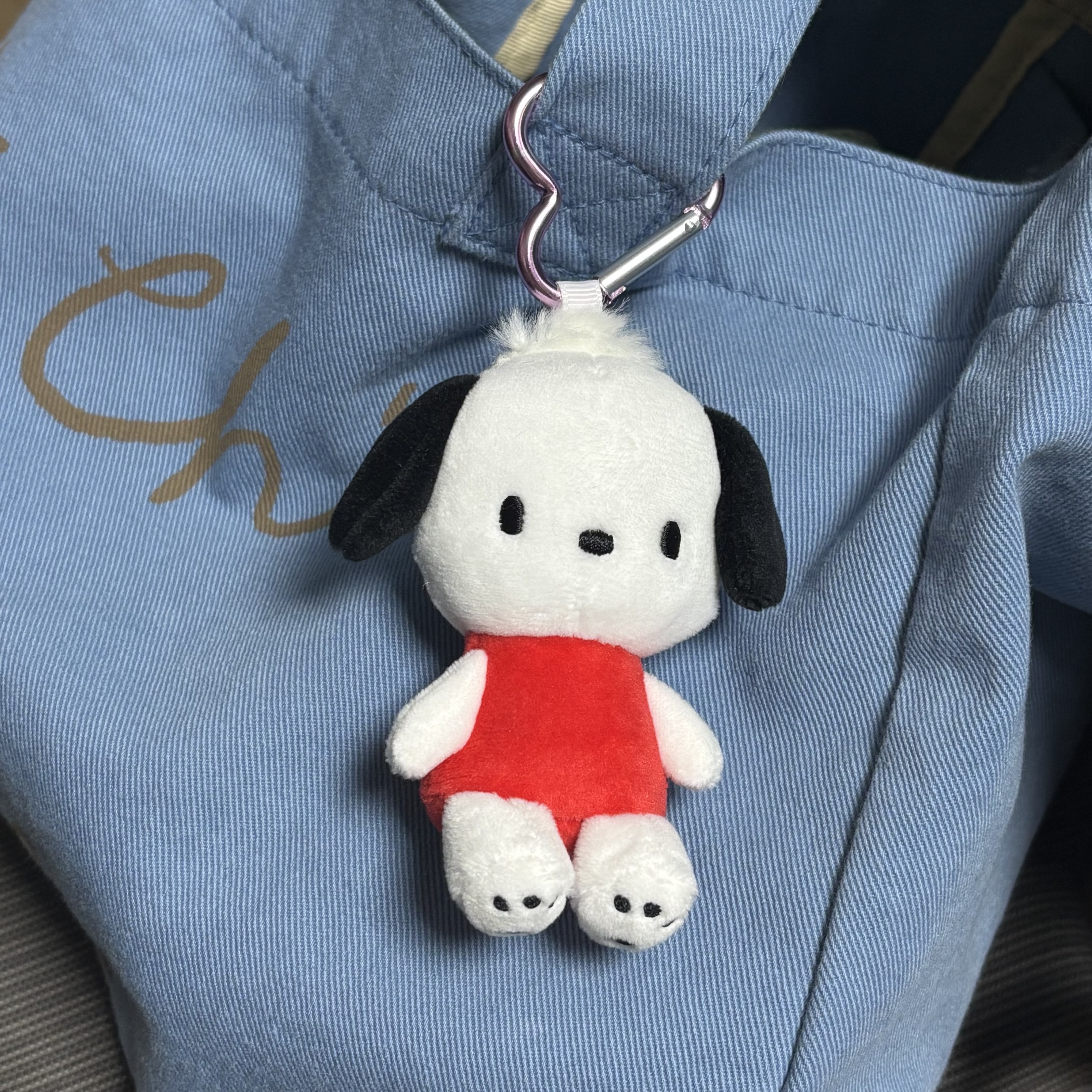Sanrio Pochacco Mini Mascot Holder 착용 스타일