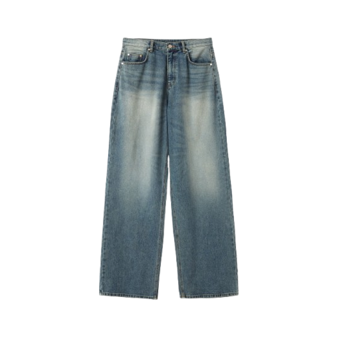 デニム・ジーパン DNSR Signature Wide Denim Pants 5SH157 DNSR】Signature wide denim pants black | OUR BRAND,DNSR