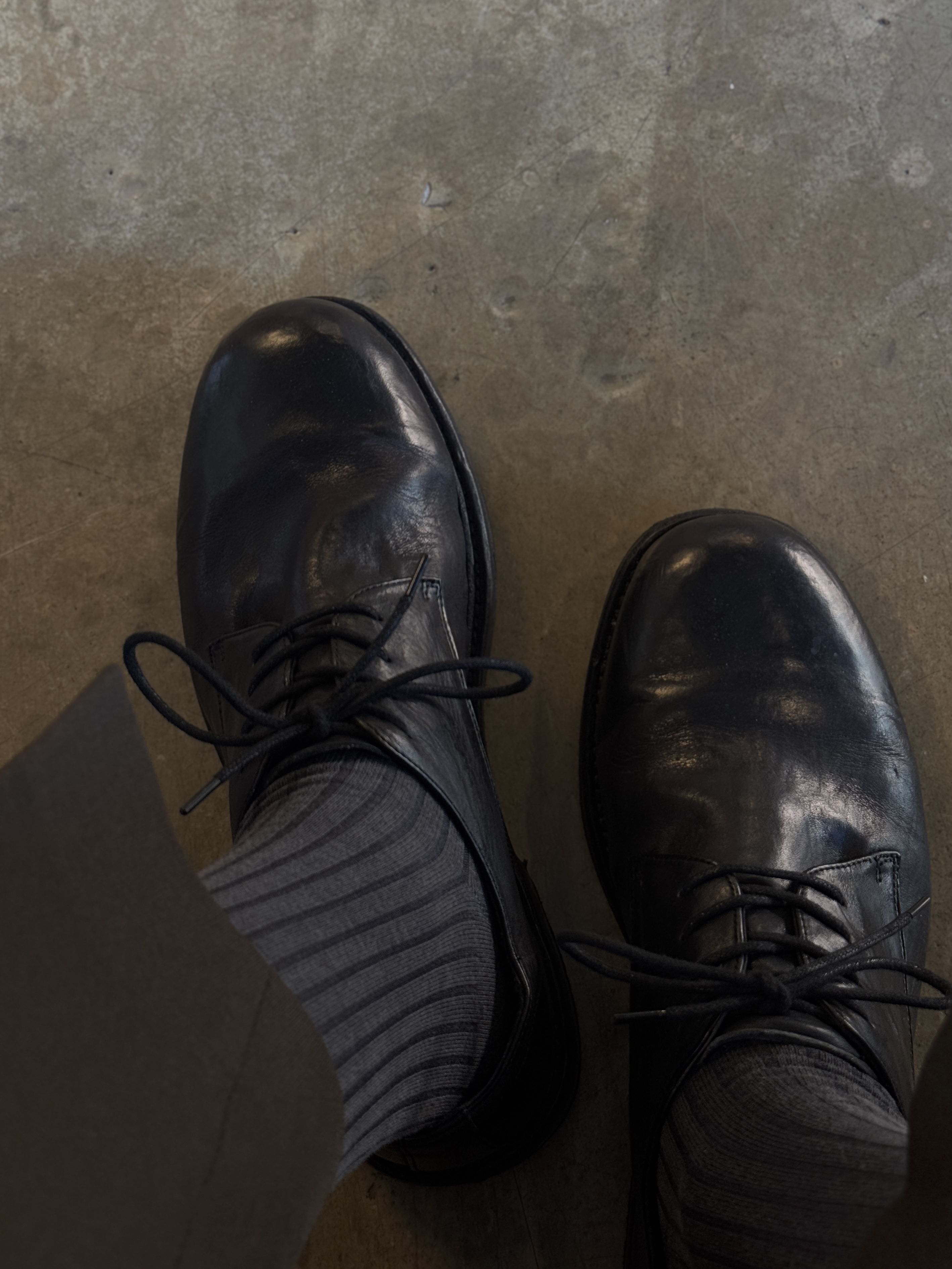 LOSTGARDEN Uniform Washed Derby Black 착용 스타일 - 2