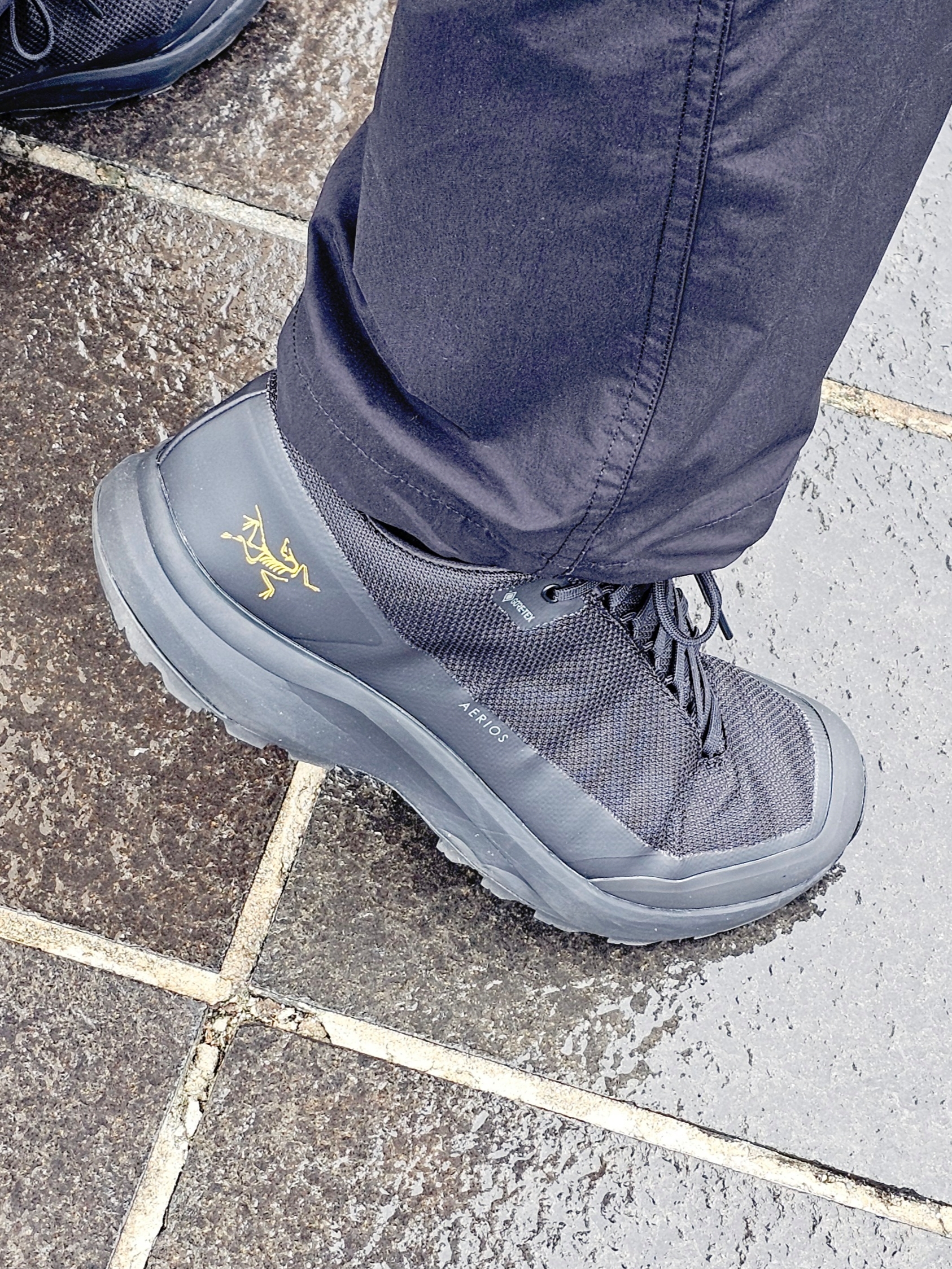 Arc'teryx Aerios FL 2 GTX Black 착용 스타일 - 4