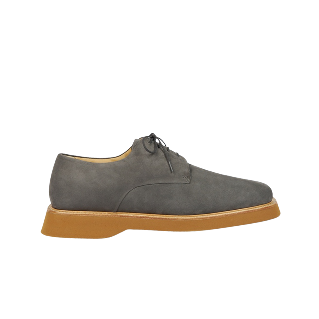 225FO001-4001-970 Jacquemus Les Chaussures Carre Derbies Dark Grey