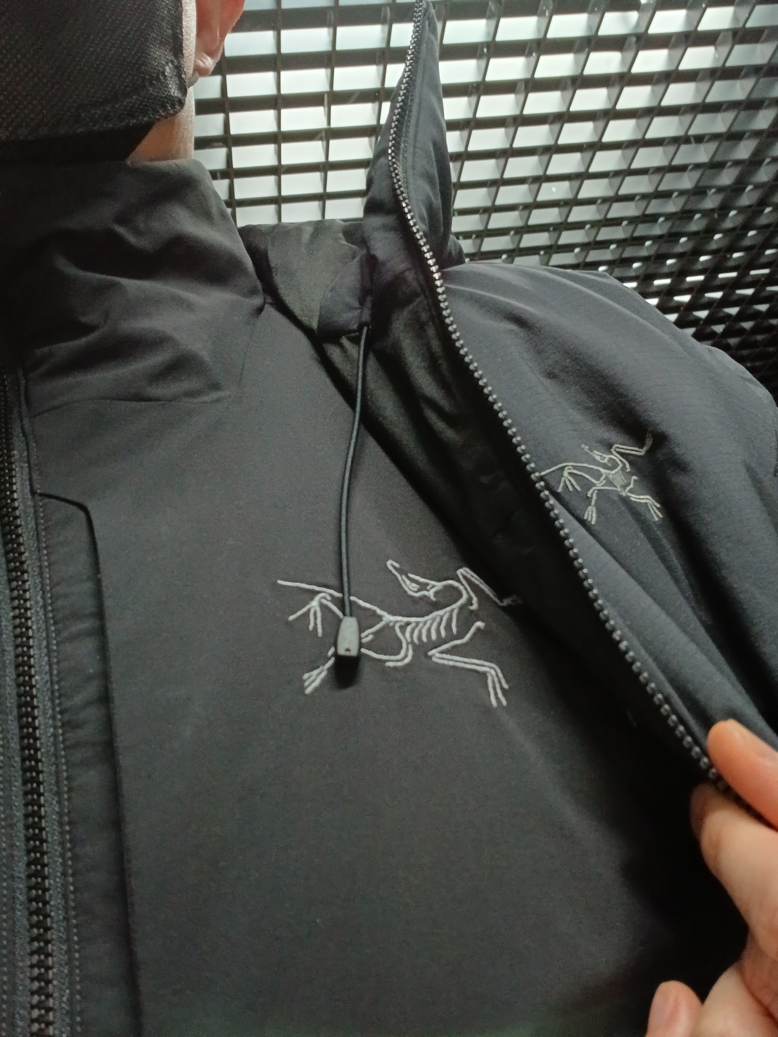 Arc'teryx Atom Heavyweight Hoody Black, Arc'teryx Allium Insulated Jacket Black 착용 스타일 - 1