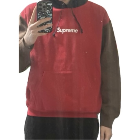 Supreme Box Logo Hooded Sweatshirt Multicolor - 24FW 착용 스타일