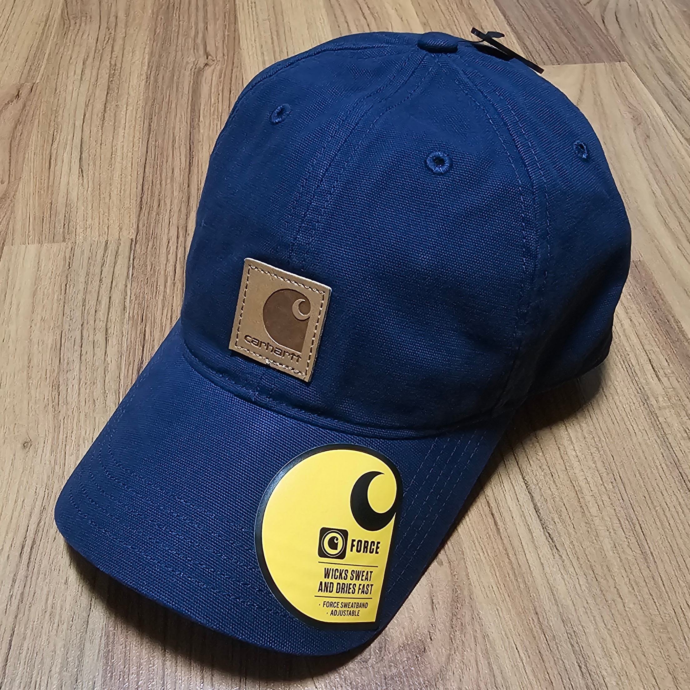 Carhartt Canvas Cap Navy 착용 스타일 - 1