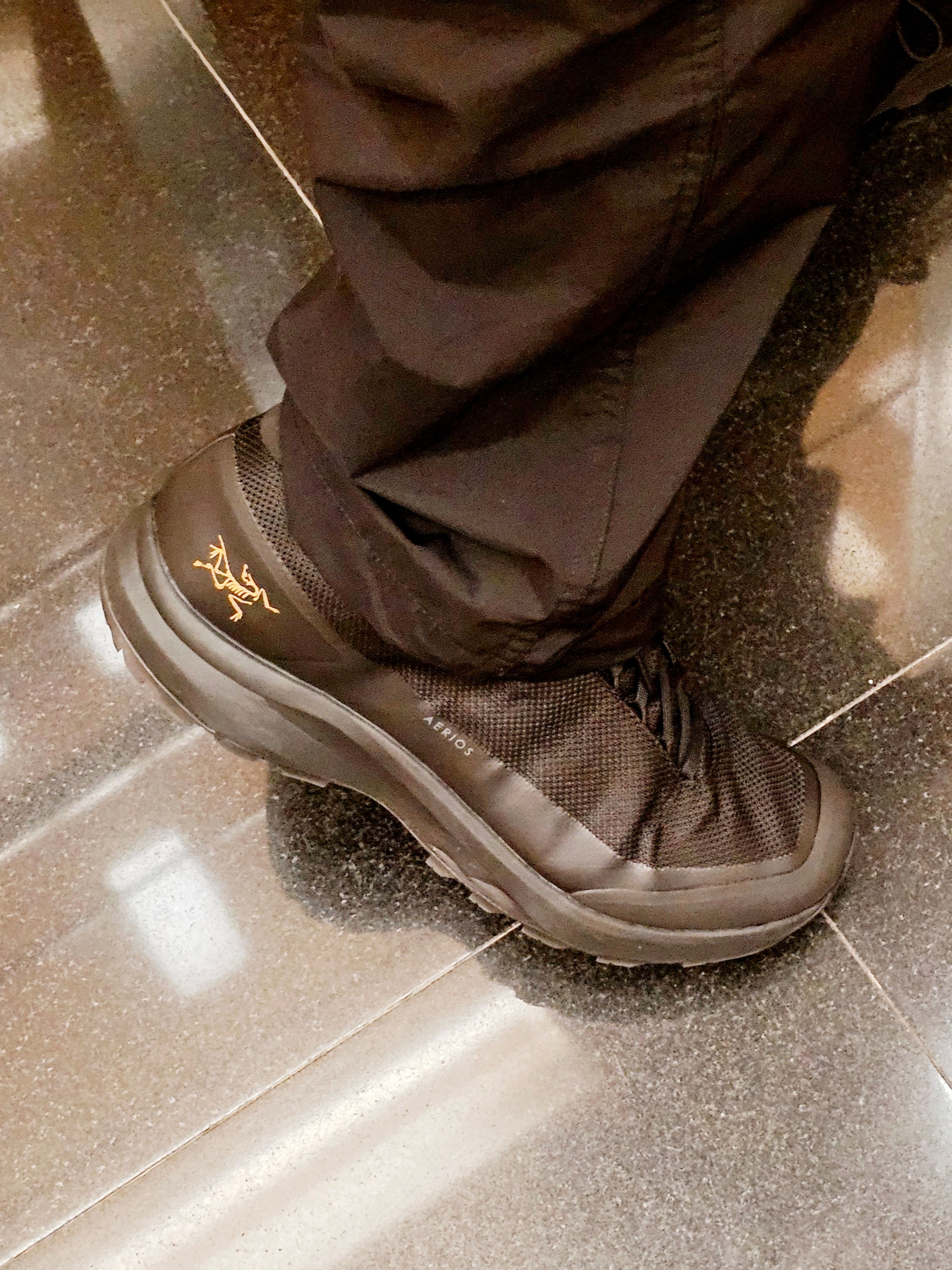 Arc'teryx Aerios FL 2 GTX Black 착용 스타일 - 3