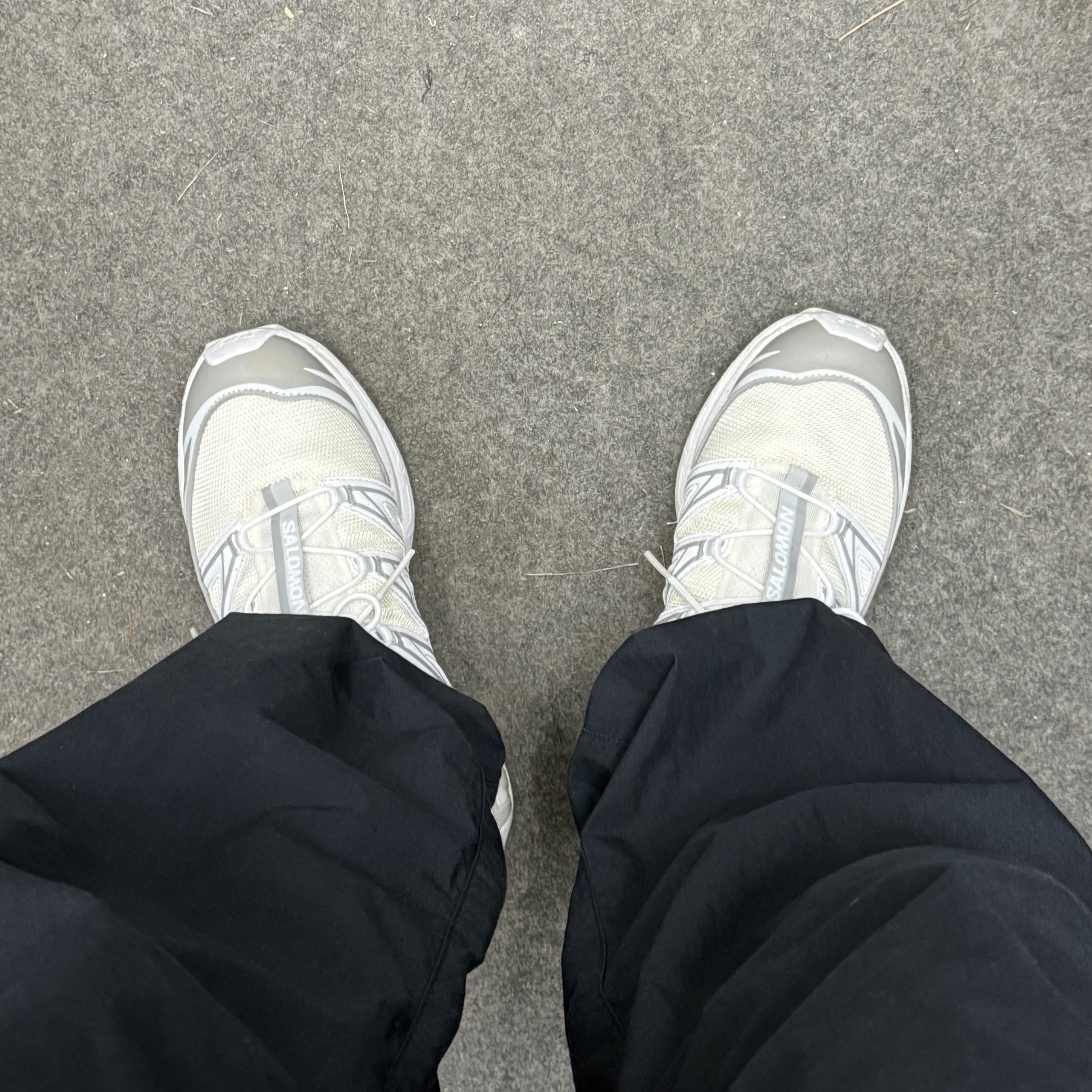 Salomon XT-6 Expanse Vanilla Ice White 착용 스타일