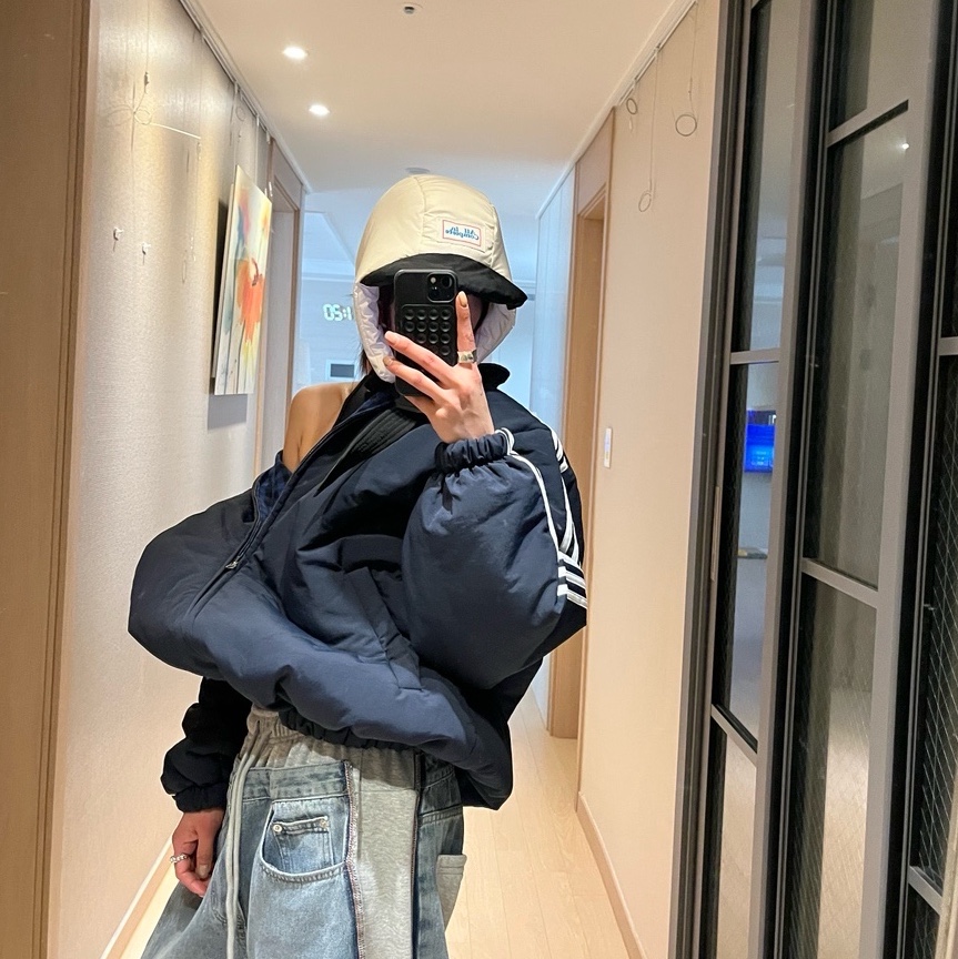 Allincomplete Panda Padding Balaclava 착용 스타일 - 4