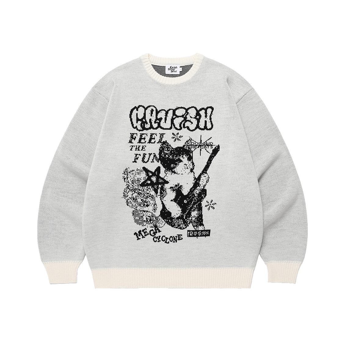 CV2EFUK601AIV CAVISH Mega Cyclone Knit Sweater Ivory