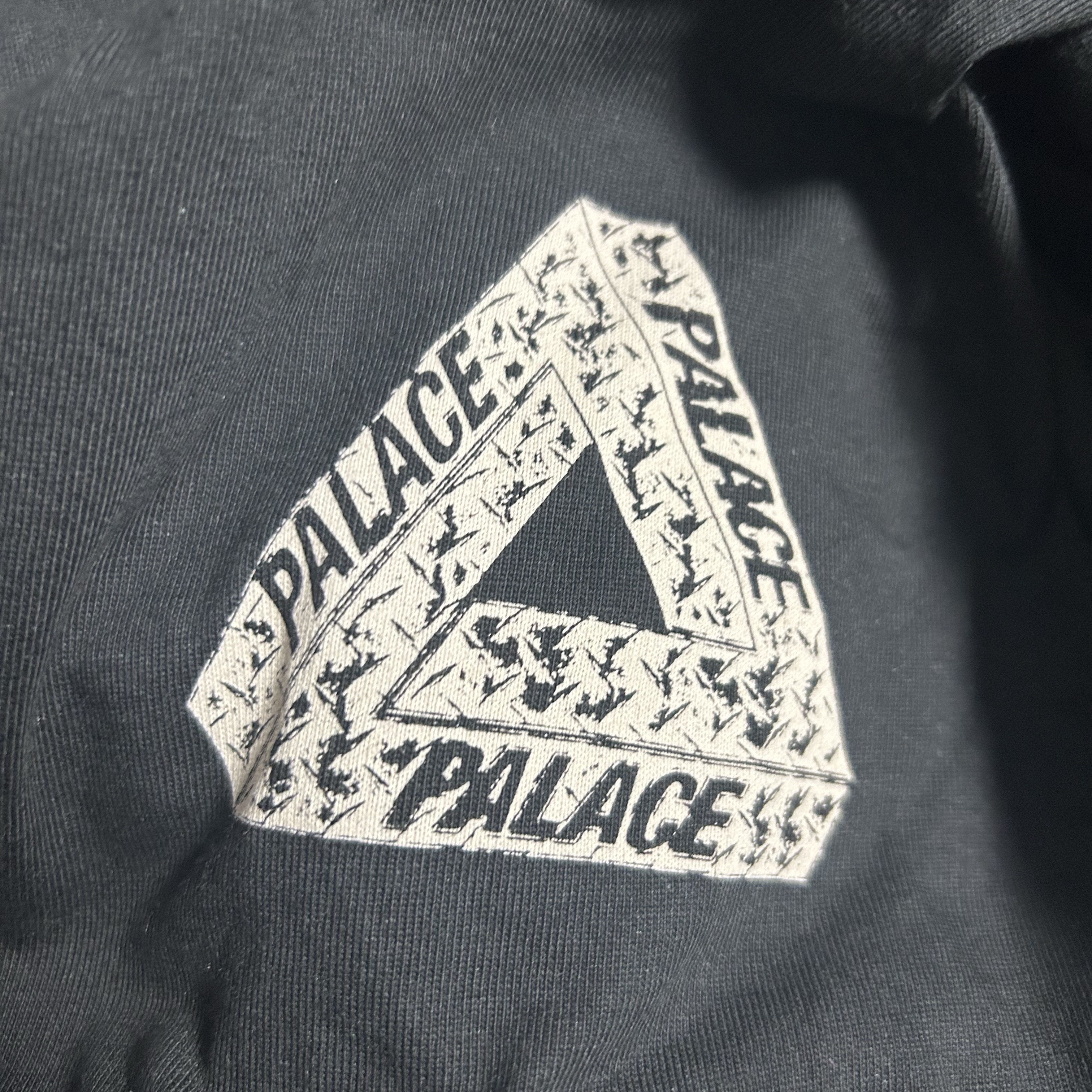 Palace Tri Slip T-Shirt Black - 24FW 착용 스타일