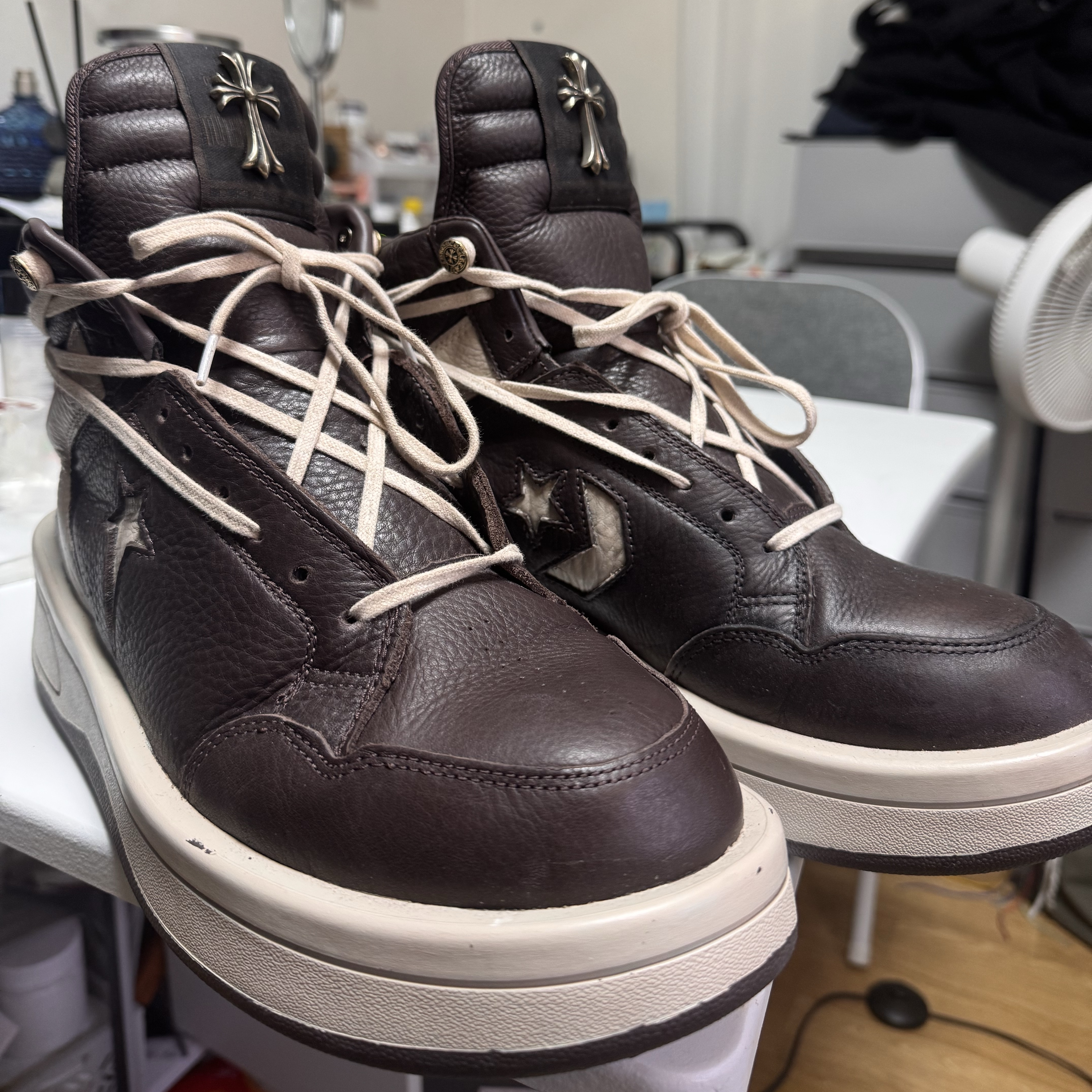 Converse x Drkshdw Turbowpn Clay 착용 스타일