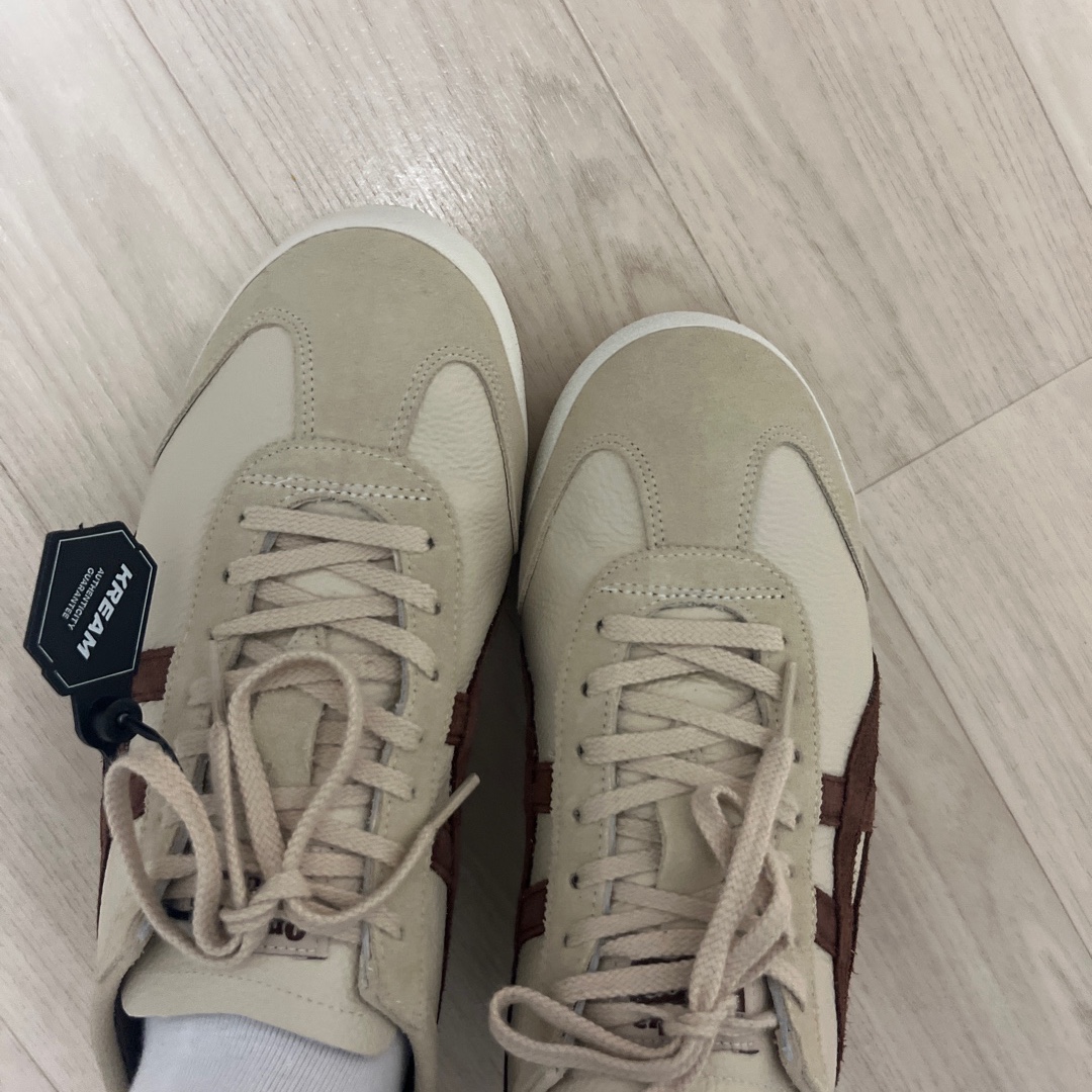 Onitsuka Tiger Mexico 66 Vintage Beige Brown 착용 스타일