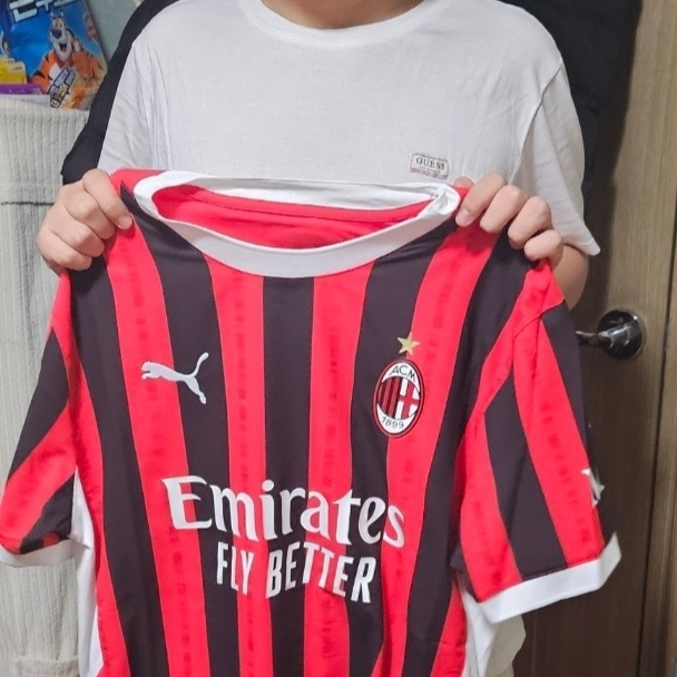 Puma AC Milan 2023/24 Home Authentic Jersey For All Time Red (Non Marking Ver.) 착용 스타일