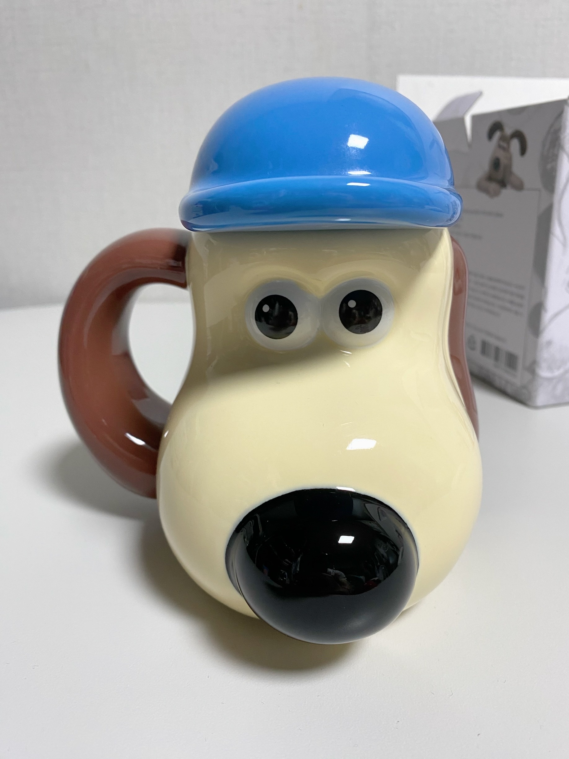 Wallace & Gromit Mug Cup Gromit with a Cap 착용 스타일 - 2