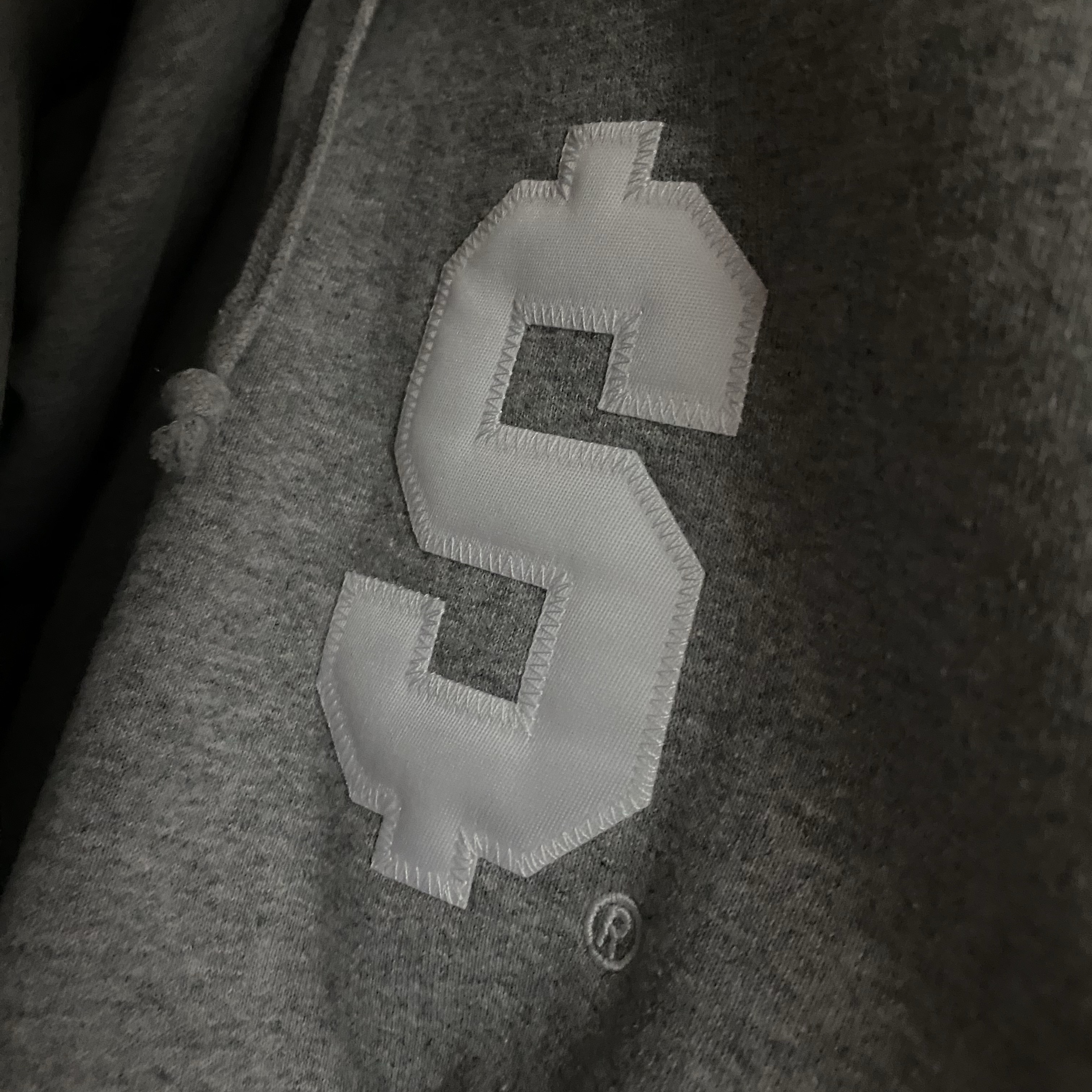 Supreme $ Hooded Sweatshirt Heather Grey - 24SS 착용 스타일