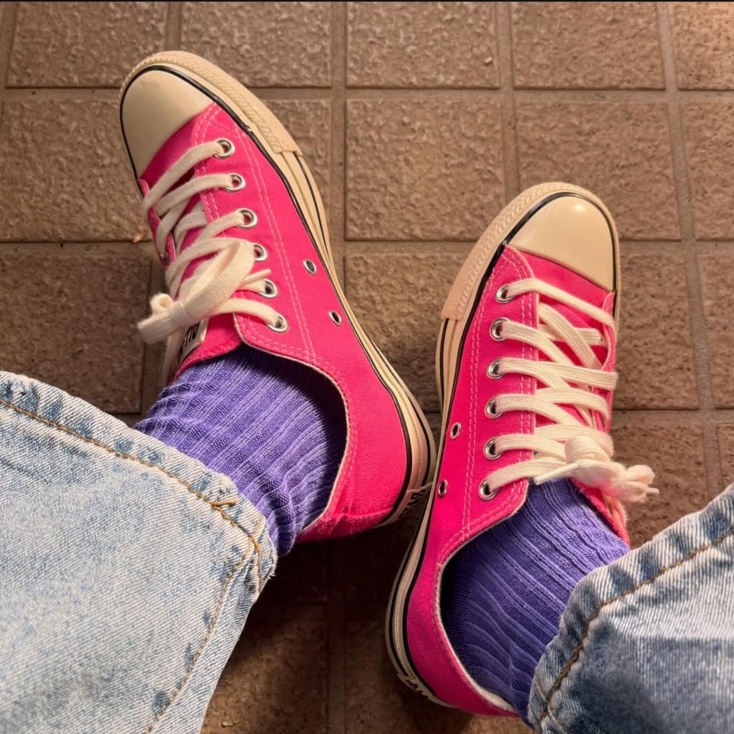 Converse Chuck Taylor All Star Ox Hyper Pink 착용 스타일