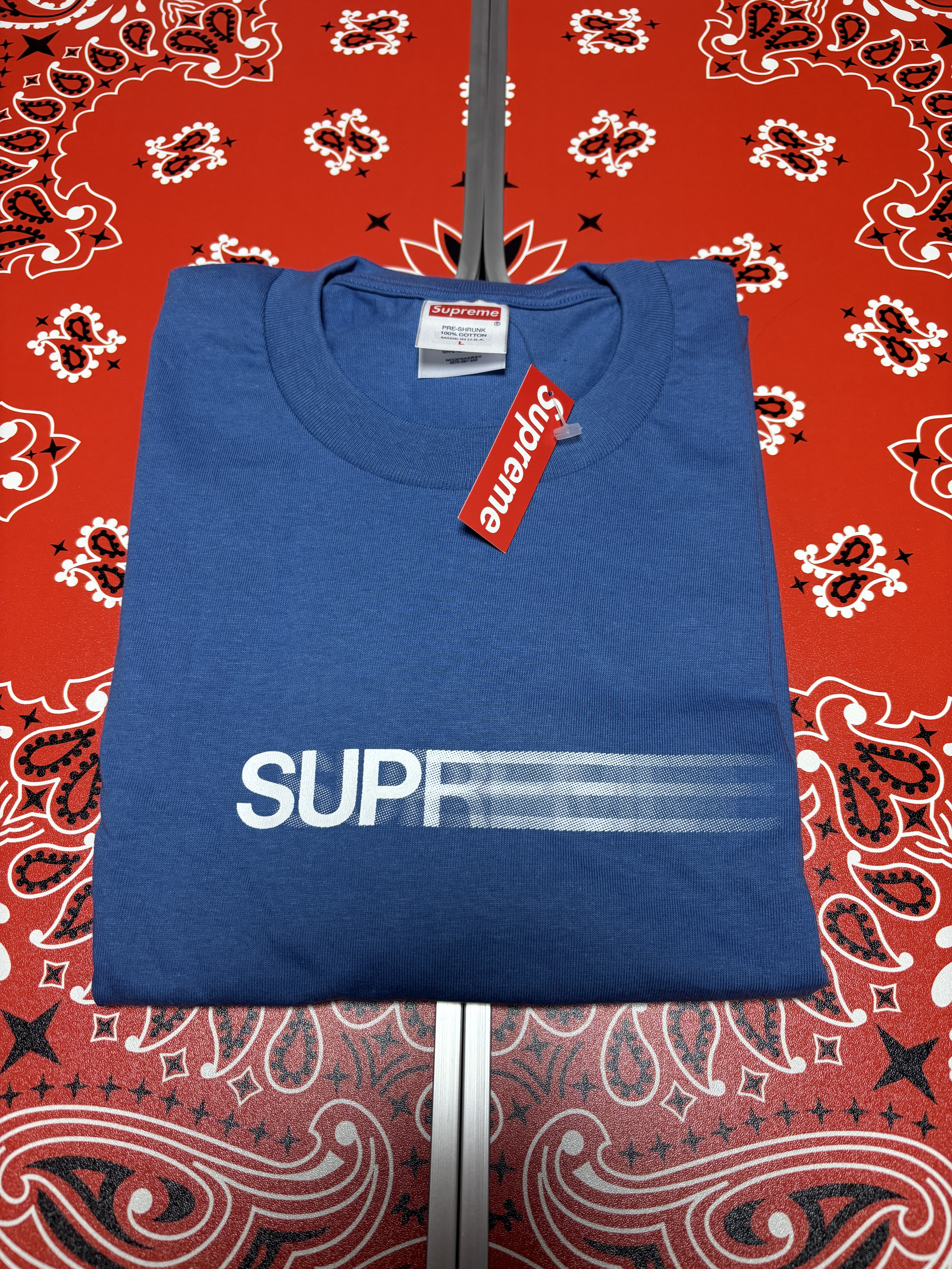 Supreme Small Box L/S T-Shirt Cheetah - 24FW, Supreme Leather Shoulder Bag Green - 24FW 착용 스타일 - 4