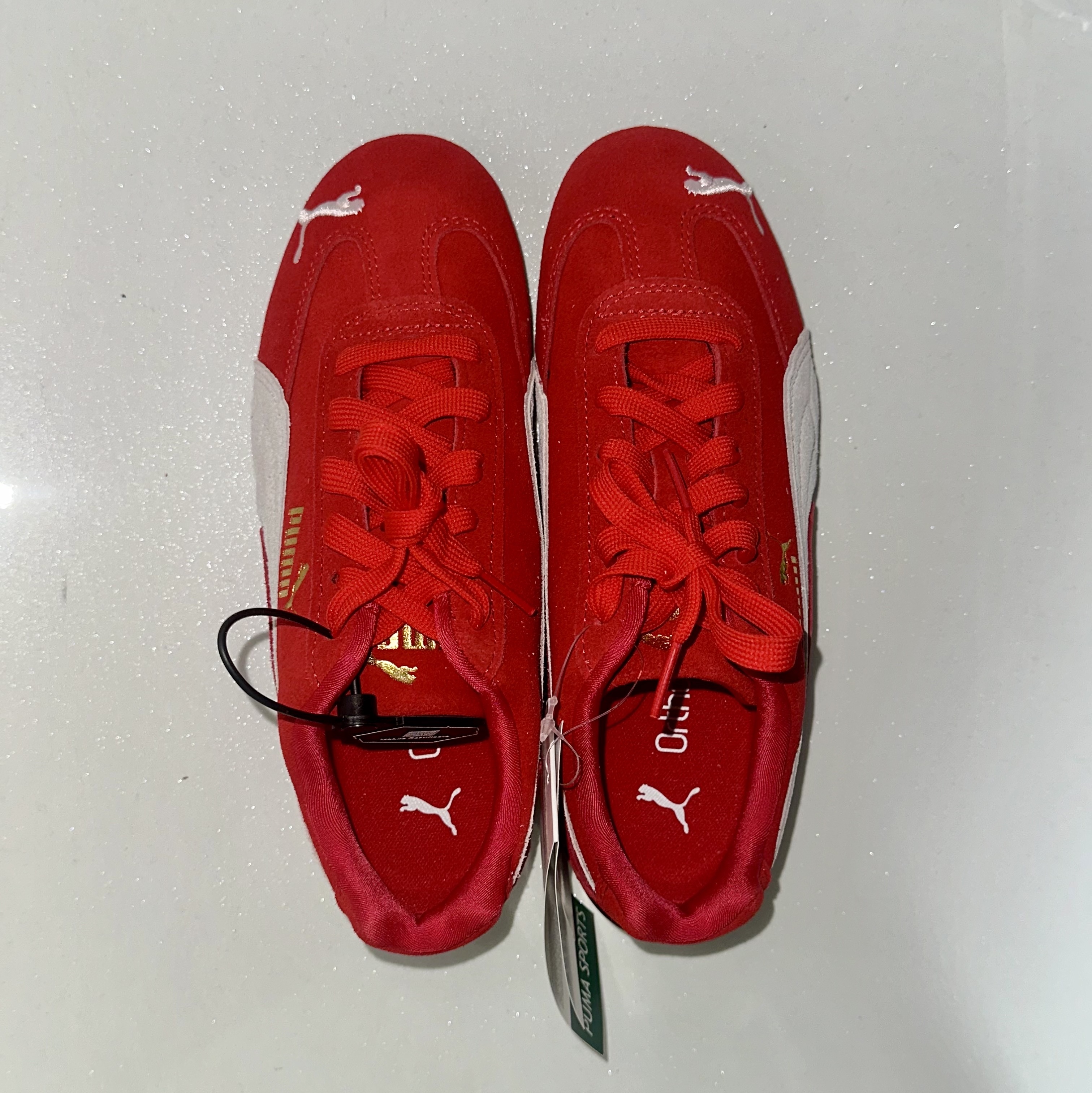Puma Speedcat OG Red White 착용 스타일 - 1