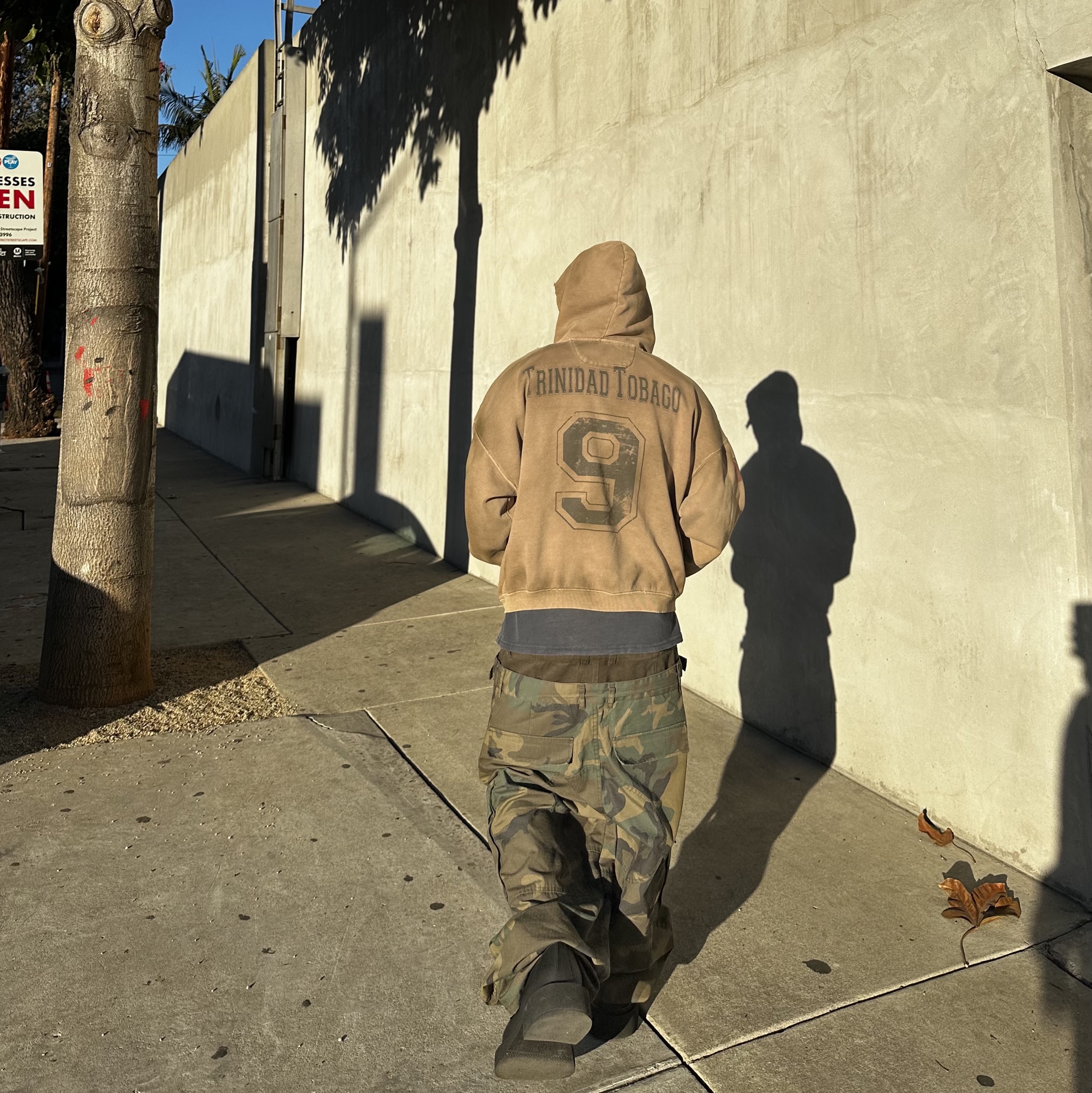 Project G/R 3 Layered Cargo Pants Camo 착용 스타일
