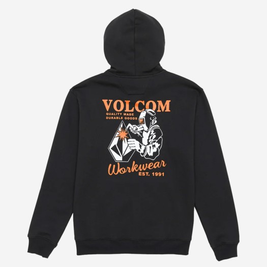 VU244HM901BK Volcom Welder Zip Hood Black