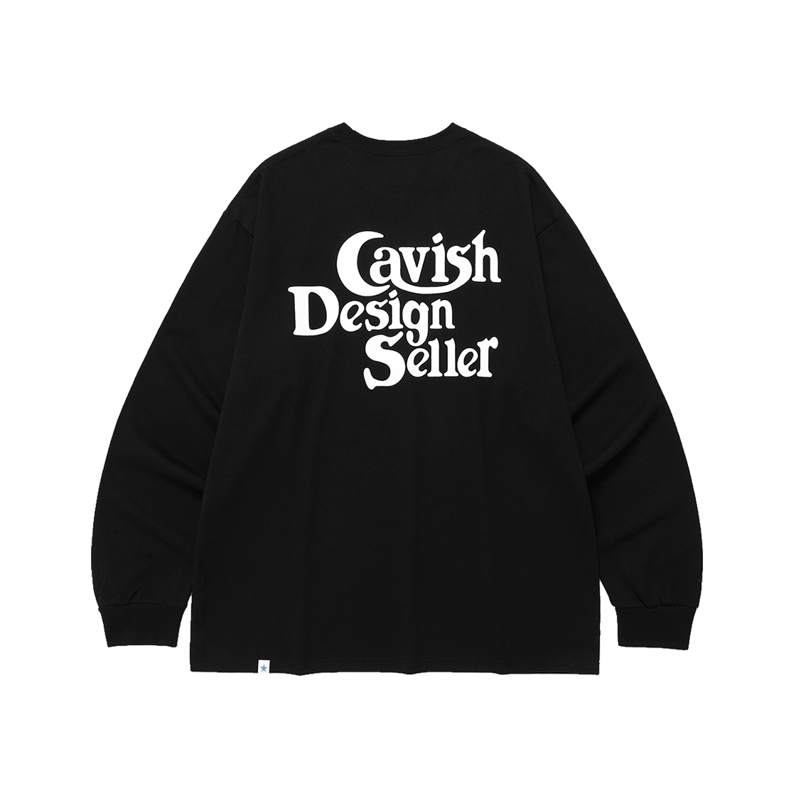 카비시 셀러 로고 롱슬리브 티셔츠 블랙 | CAVISH | KREAM