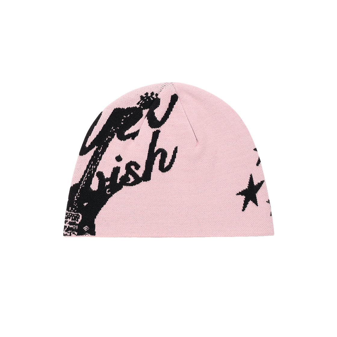 카비시 자카드 기타 비니 핑크(CAVISH Jacquard Guitar Beanie Pink)