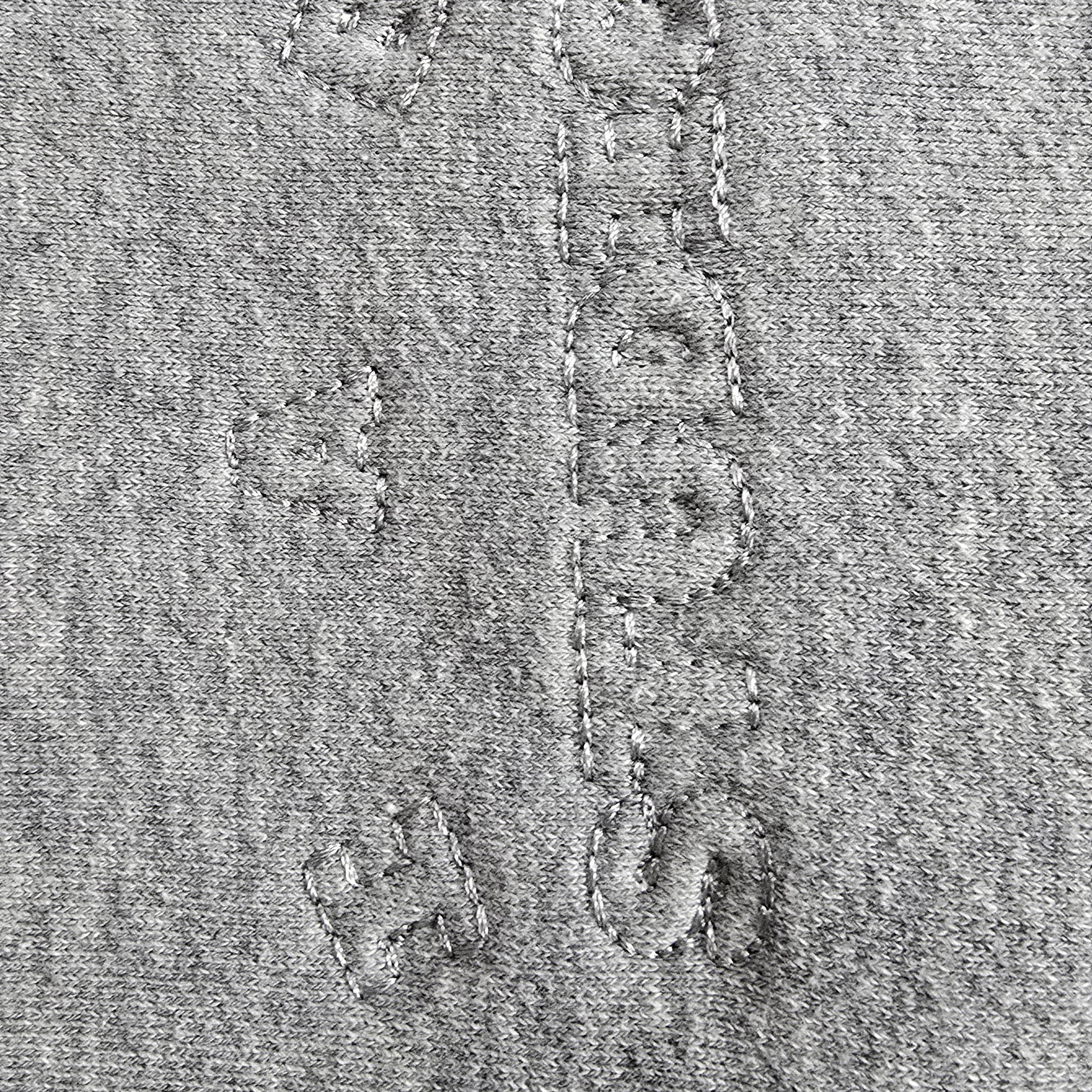 IAB Studio Embossed Sweatshirt Gray 착용 스타일