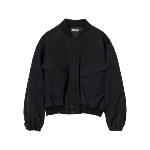 オーラリー CHAMBRAY PADDED FLIGHT BLOUSON 4 Auralee Padded Flight Blouson - Khaki Beige Chambray