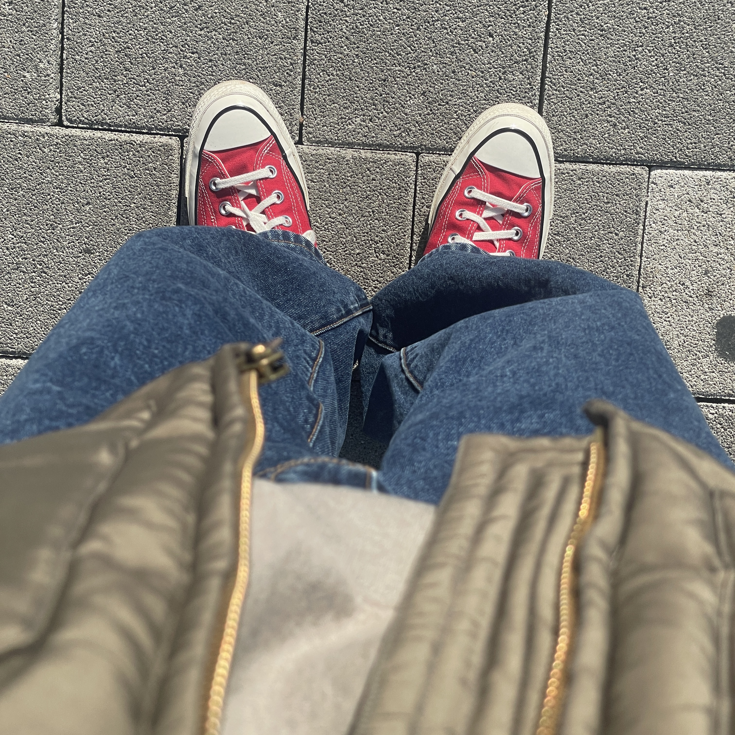 Converse Chuck 70 Ox Enamel Red 착용 스타일