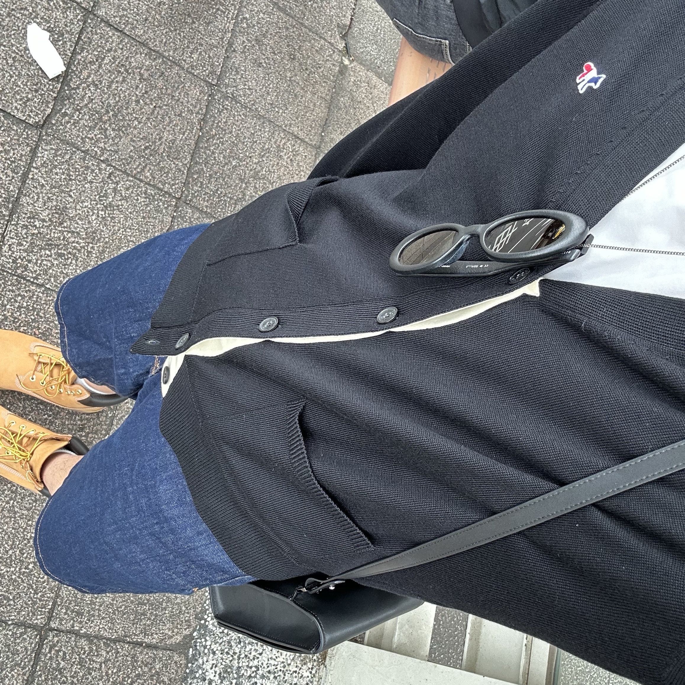 Timberland Premium 6 inch Waterproof Boot Wheat Nubuck - Wide, Maison Kitsune Tricolor Fox Patch Classic Cardigan Black 착용 스타일